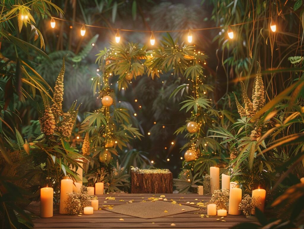 What are the Different Ways to Incorporate Cannabis into a Wedding?